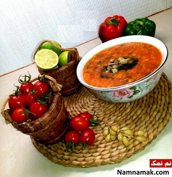 آش گوجه فرنگی تبریزی
