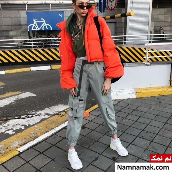 شلوار اسلش بند دار