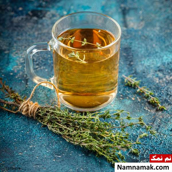 طرز تهیه چای سبز و آویشن برای لاغری