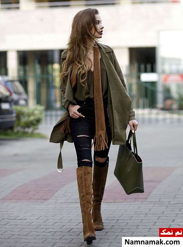 بوت قهوه ای رو با چی ست کنیم؟