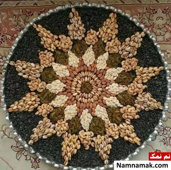 زیباترین ایده تزیین آجیل شب یلدا