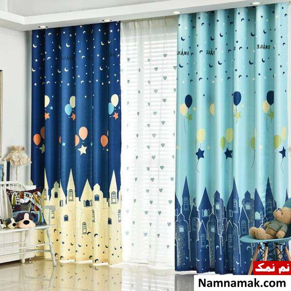 مدل پرده فانتزی اتاق کودک