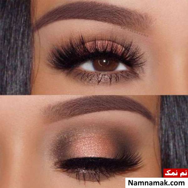 آرایش چشم مجلسی در خانه