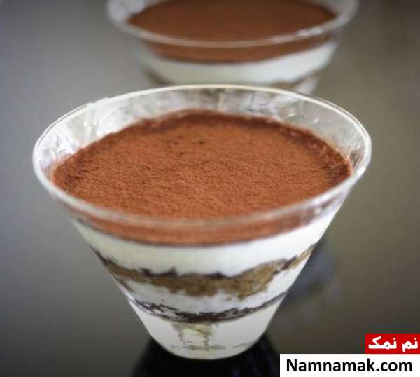 طرز تهیه تیرامیسوی لیوانی