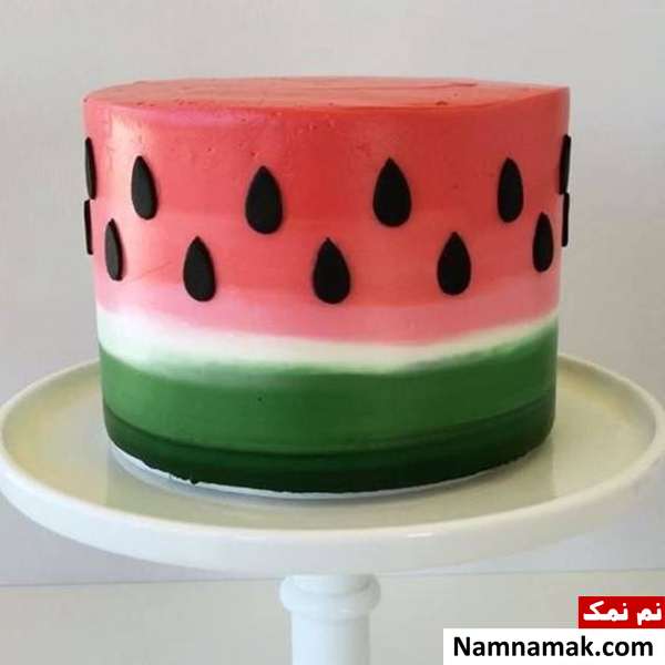 مدل کیک هندوانه شب یلدا 