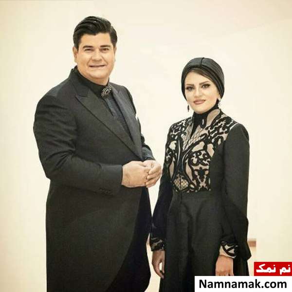 عکسی از ساار عقیلی در کنار همسرش حریر شریعت زاده