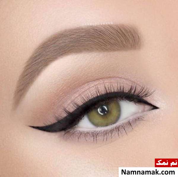 آرایش چشم ساده خط چشم مناسب آرایش زمستانی