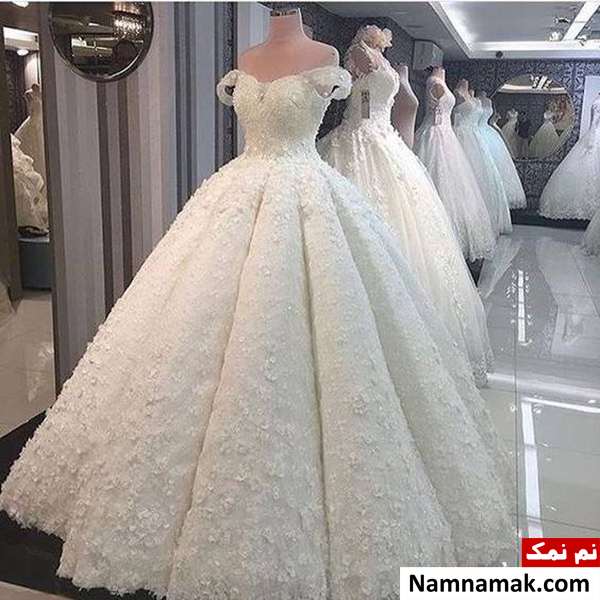 لباس عروس شاین دار زیباترین مدل لباس عروس سال