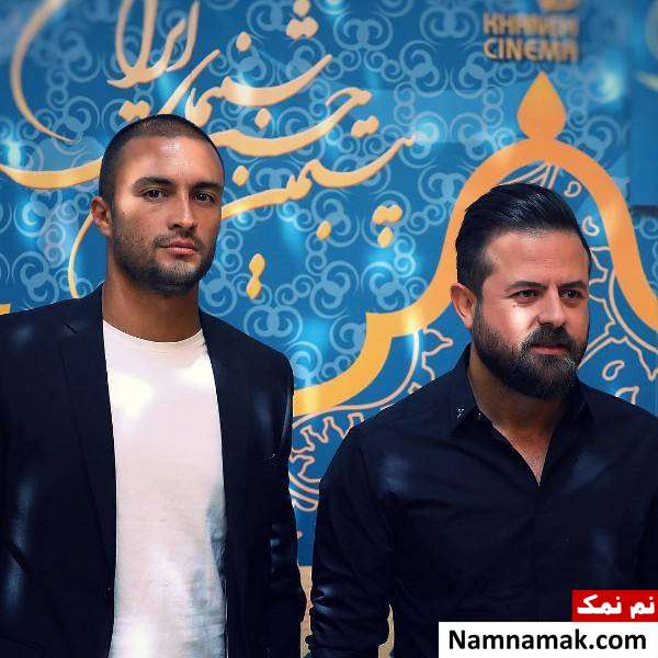 امیر جدیدی امیر جدیدی در کنار هومن سیدی در جشنواره فجر