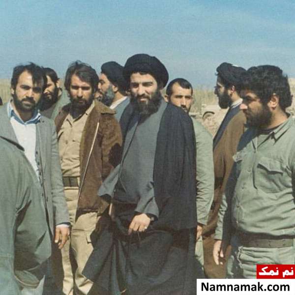 آیت الله هاشمی شاهرودی در جبهه