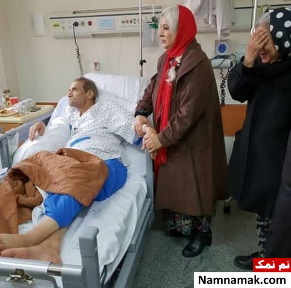 حسین محب اهری در بیمارستان