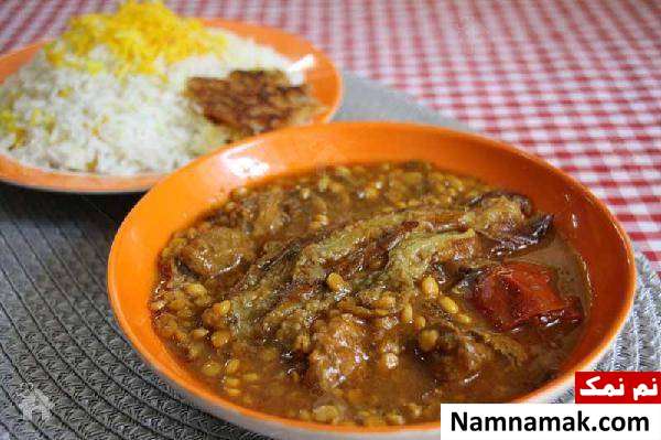 قیمه بادمجان طرز تهیه قیمه بادمجان