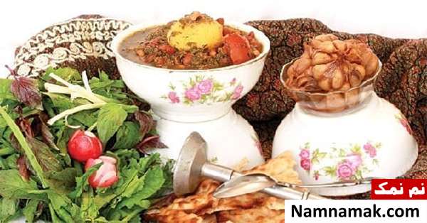 طرز تهیه آبگوشت بزباش سنتی همدان