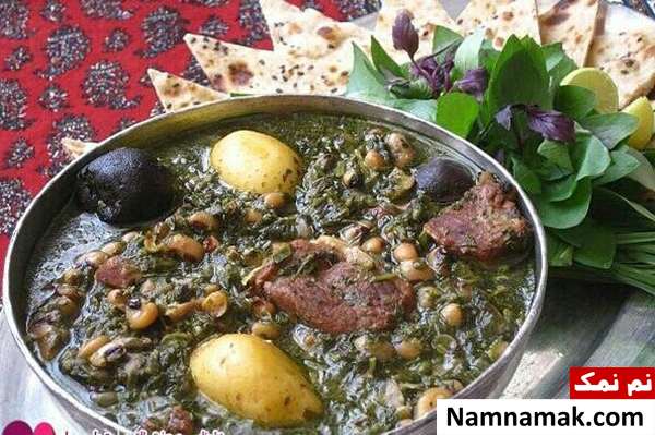 طرز تهیه آبگوشت بزباش سنتی همدان