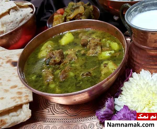طرز تهیه آبگوشت بزباش سنتی همدان