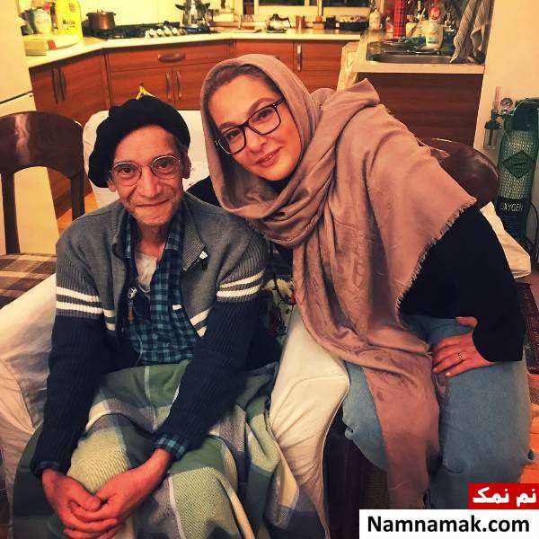 عکسی از حسین محب اهری و لاله صبوری