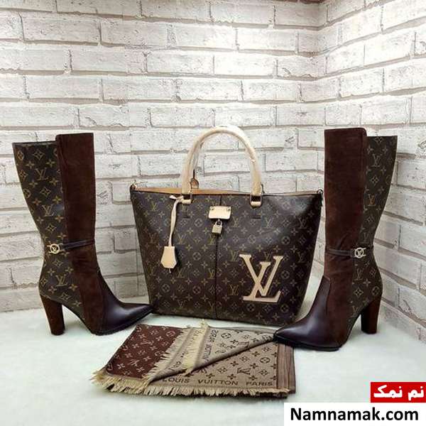 ست کیف و بوت ساق بلند