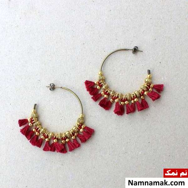 مدل های جالب گوشواره حلقه ای