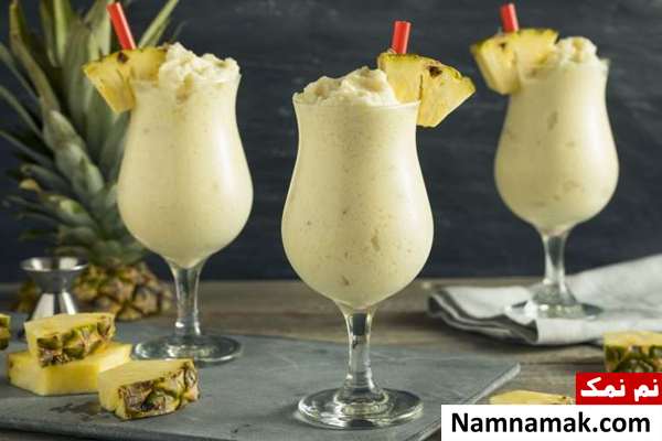 طرز تهیه پیناکولادای موز