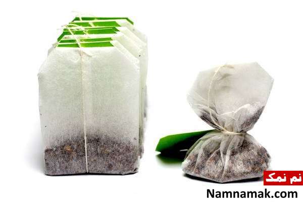 چای کیسه ای ازبین بردن پف زیر چشم با چای سیاه
