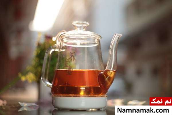 ماسک چای سیاه رفع چربی پوست صورت با چای