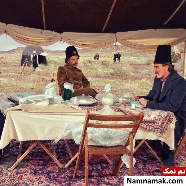 ارسلان میرزا و حضرت والا در سریال بانوی عمارت