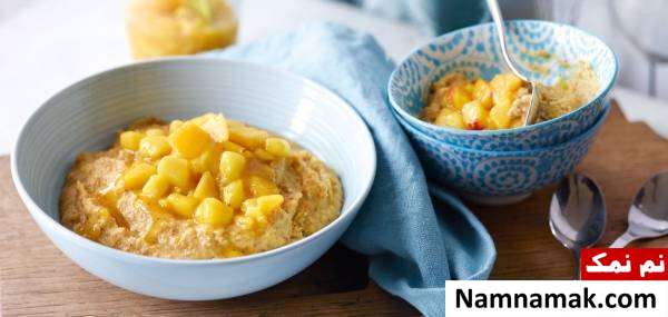 طرز تهیه فرنی انبه