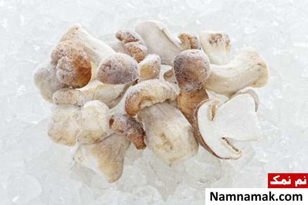 نگهداری قارچ در فریزر نگهداری قارچ در فریزر