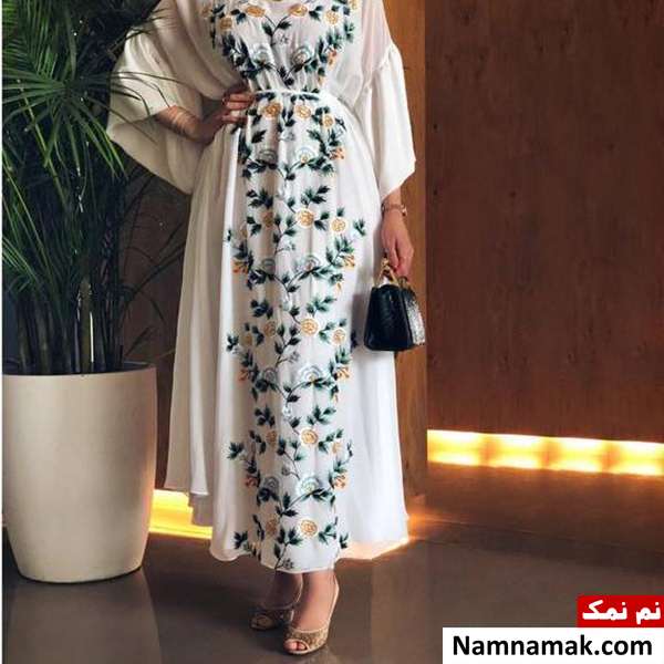 مانتو رنگ روشن تابستانی