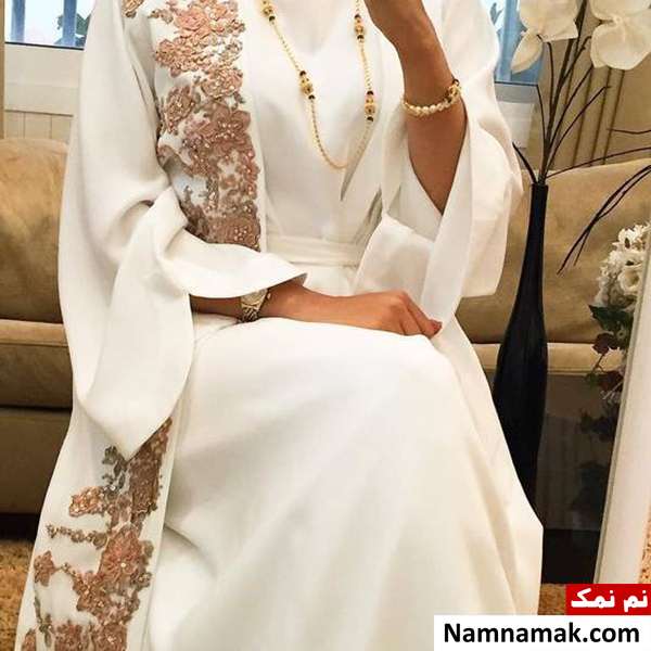 مانتو سفید برای عروس