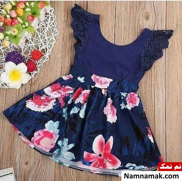 لباس گلدار بچه گانه 2019
