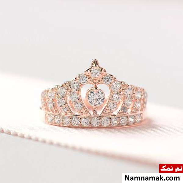 مدا انگشتر به شکل تاج
