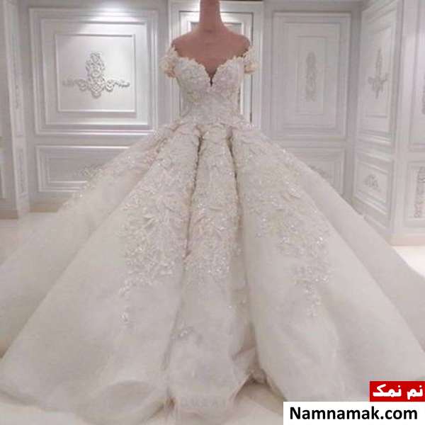 لباس عروس پرنسسی زیباترین مدل لباس عروس سال
