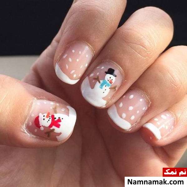 طراحی ناخن زمستانی طراحی ناخن زمستانی فانتزی