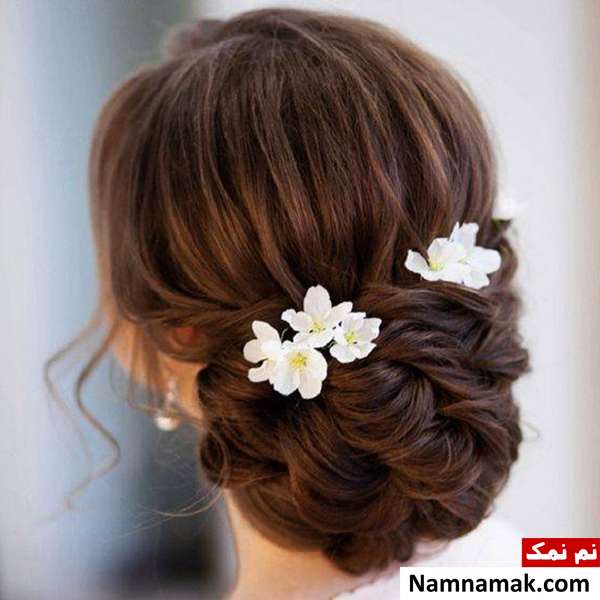 مدل شینیون مو برای عقد شینیون دخترانه