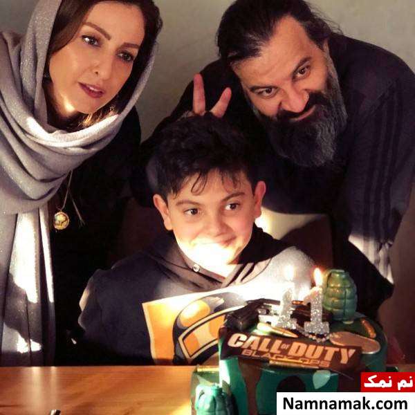 جشن تولد پسر مهراب قاسم خانی و شقایق دهقان جشن تولد پسر شقایق دهقان