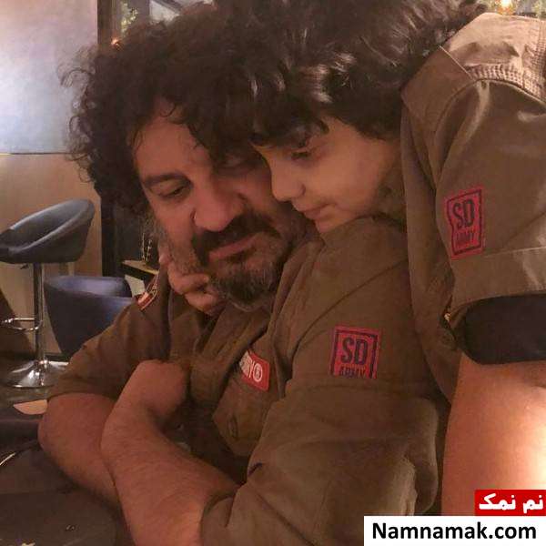 عکسی از مهراب قاسم خانی و پسرش مهراب قاسم خانی و پسرش
