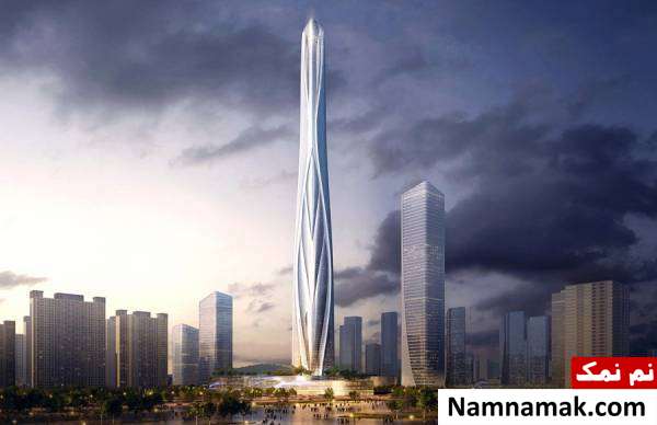 ساختمان آسمان خراش 700 متری در چین