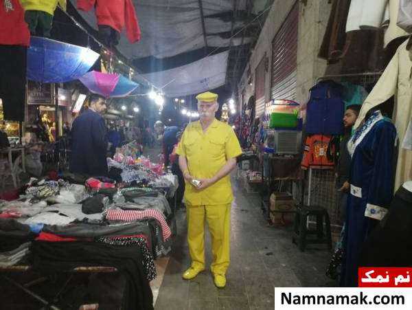 تیپ بسیار عجیب مرد 68 ساله