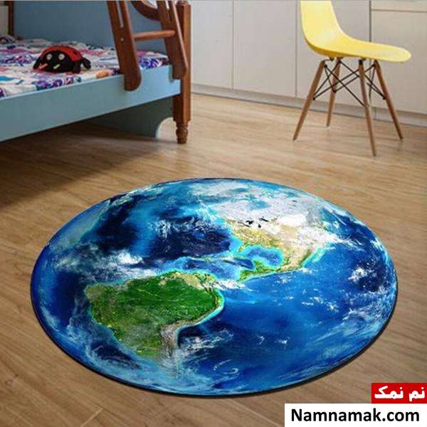 فرش گرد برای اتاق نوجوان