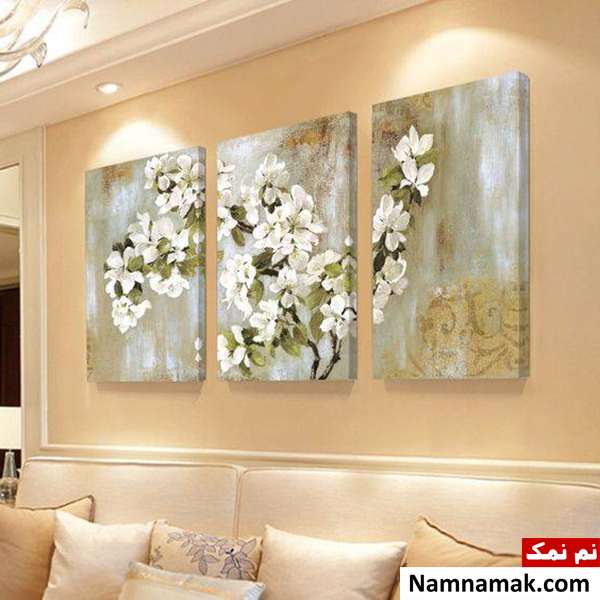 تابلو نقاشی چند تکه در دکوراسیون منزل