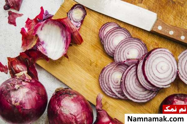 رفع بوی پیاز چاقو از بین بردن بوی پیاز از ظروف