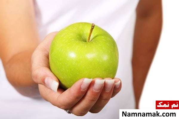 سیب برای دور چشم