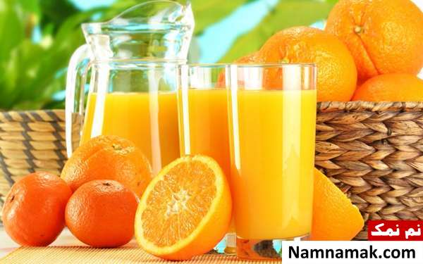 شربت پرتقال وانیلی