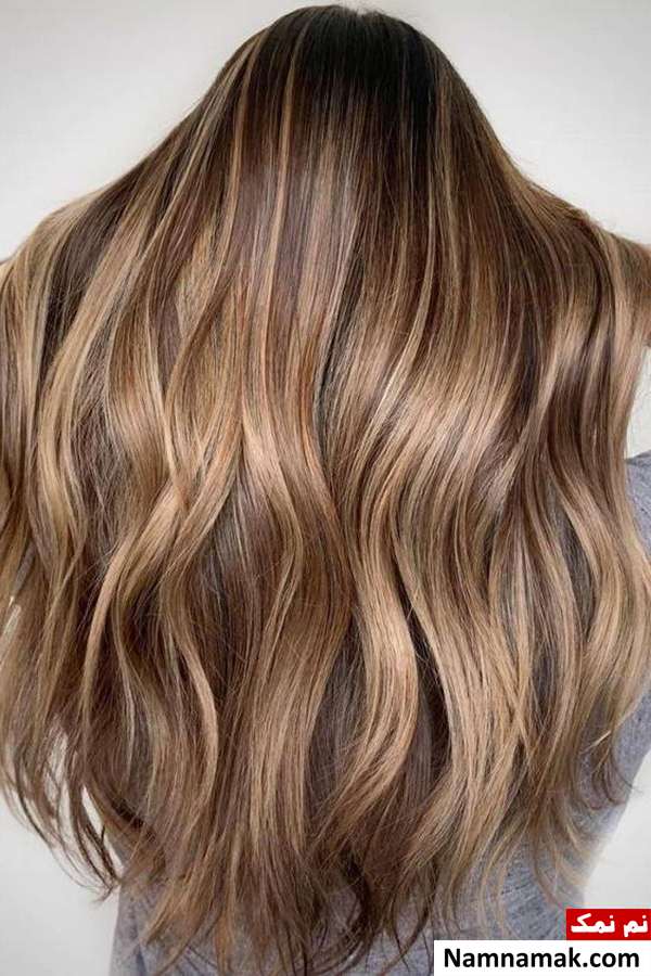رنگ و مش کرم قهوه ای