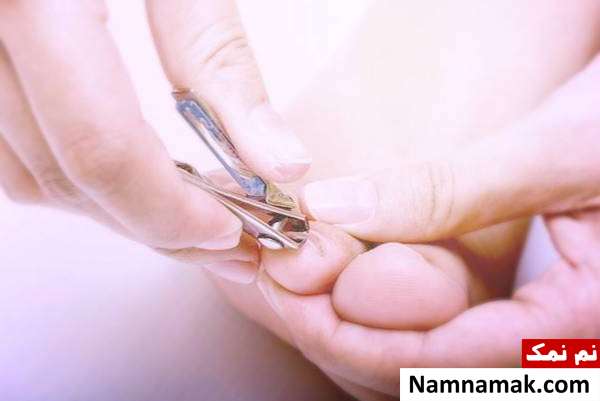 مراقبت ناخن درست کوتاه کردن ناخن های پا