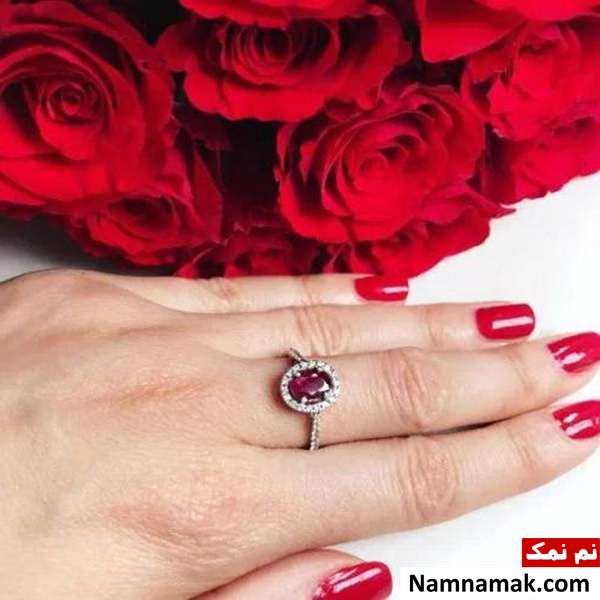 انگشتر یاقوت سرخ زنانه