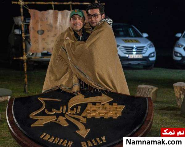 حضور فرزاد حسنی و امیرحسین رستمی در رالی ایرانی 2
