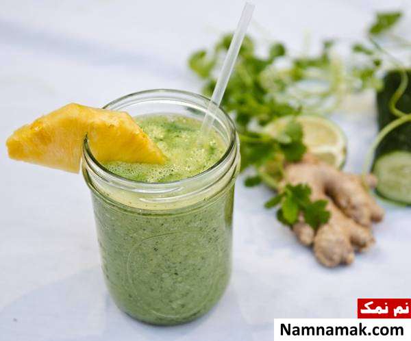 اسموتی خیار و گشنیز