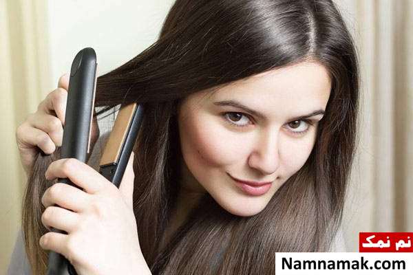 روش اتو کشیدن مو ترفندهای اتو کشیدن موها